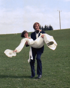 Jutta and Mark following their 1977 wedding